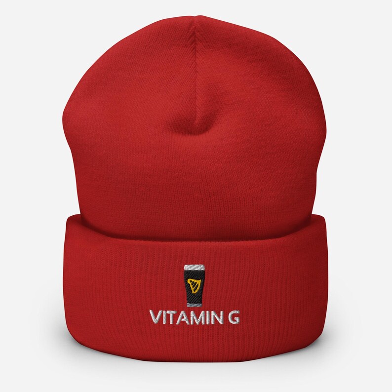 Vitamin G Guinness Embroidered Beanie
