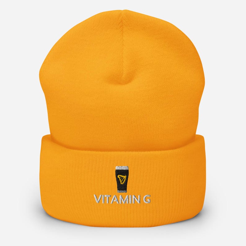 Vitamin G Guinness Embroidered Beanie