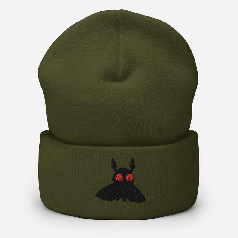 Mothman Cuffed Beanie