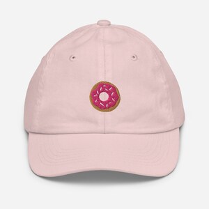 Donut Embroidered Youth Hat, Donut Baseball Kids Cap Donut Lovers Gift For Children Hat Donuts Gifts