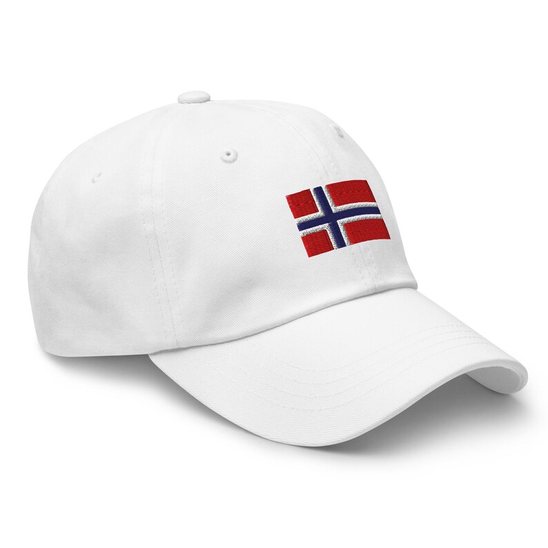 Norwegian Flag Embroidered Dad Hat