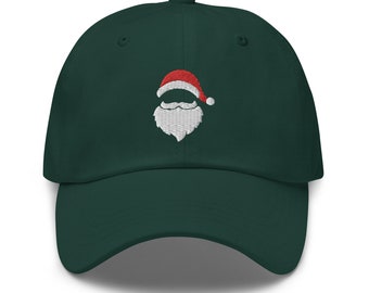 Santa Claus Beard Hat Embroidered Santa Unisex Dad Cap Baseball Cap Christmas Gift