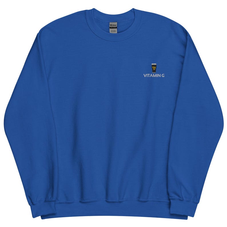 Vitamin G Guinness Beer Embroidered Sweatshirt