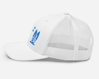 Surfing Trucker Hat Embroidered, Surfboard Cap, Beach Hat for Surf Lovers, Coastal Summer Hat, Gift for Surfer