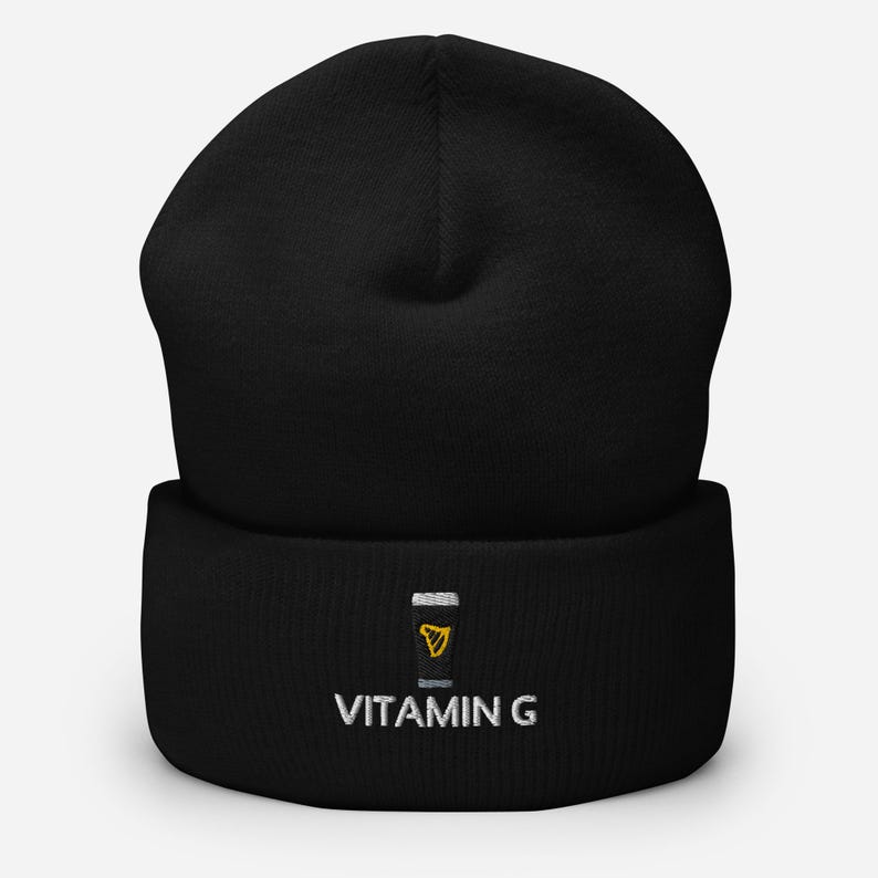 Vitamin G Guinness Embroidered Beanie