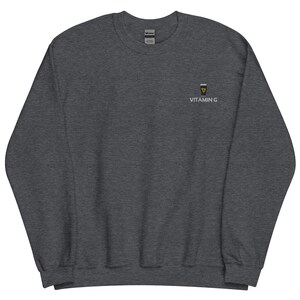 Vitamin G Guinness Beer Embroidered Sweatshirt