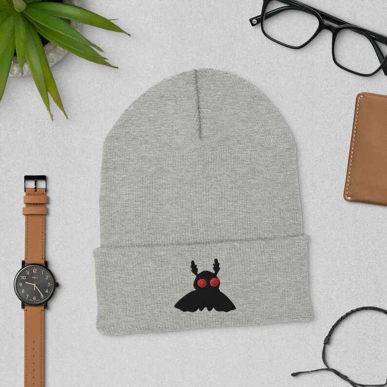 Mothman Cuffed Beanie