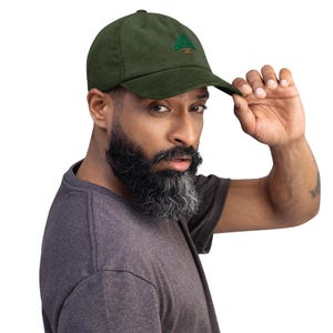 Lebanon Cedar Embroidered Corduroy Hat