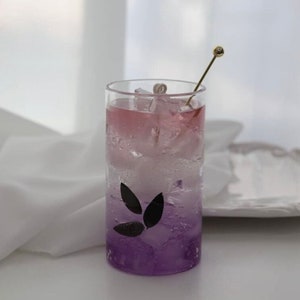 Candela da cocktail Purple Rain personalizzata in scatola regalo con biglietto I Regalo personalizzato I Regalo di compleanno