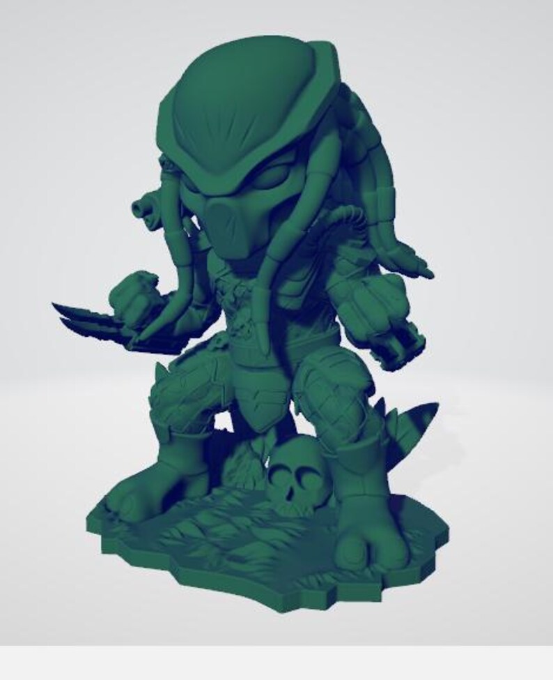 Chibi Predator STL File for 3D Printing - Etsy