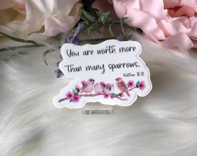 You Are Worth More Than Many Sparrows | Matthew 10:31 | Scripture ...