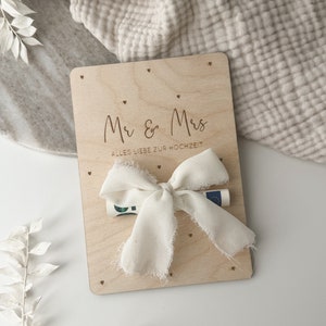 Geldgeschenk zur Hochzeit | Geldkarte aus Holz | Geschenk zur Hochzeit | Hochzeitsgeschenk