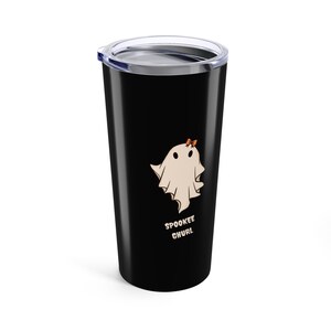 Spookee Ghurl Tumbler Halloween Tumbler, Prezenty na Halloween, Straszne prezenty, Czarne kubki, Urocze kubki, Miłośnicy Halloween