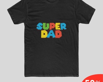 Super Dad Shirt,Father's Day,Gift for Dad,Funny Shirt for Men,First Father's Day,Fathe's Day 2024 Shirt,Men's Cotton Crew Tee