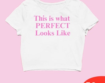 This is perfect Looks Like Y2k Crop Top,Y2k Clothing,Y2k Baby Tee,Y2k Clothes,Funny Baby Tee,2000s Clothing,Y2k Fashion,Y2k Slogan Tee