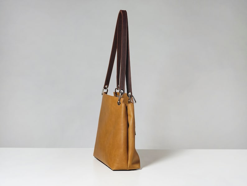 Leather Hobo Bag, Handmade Bag, Personalized Shoulder Bag, Hobo HandBag, Work Hobo Bag, Genuine Leather Hobo Bag image 3