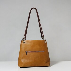 Leather Hobo Bag, Handmade Bag, Personalized Shoulder Bag, Hobo HandBag, Work Hobo Bag, Genuine Leather Hobo Bag image 4