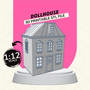 Puppenhaus für Puppenhäuser Möbel & Zubehör 1:12 Maßstab 3D PRINTABLE STL