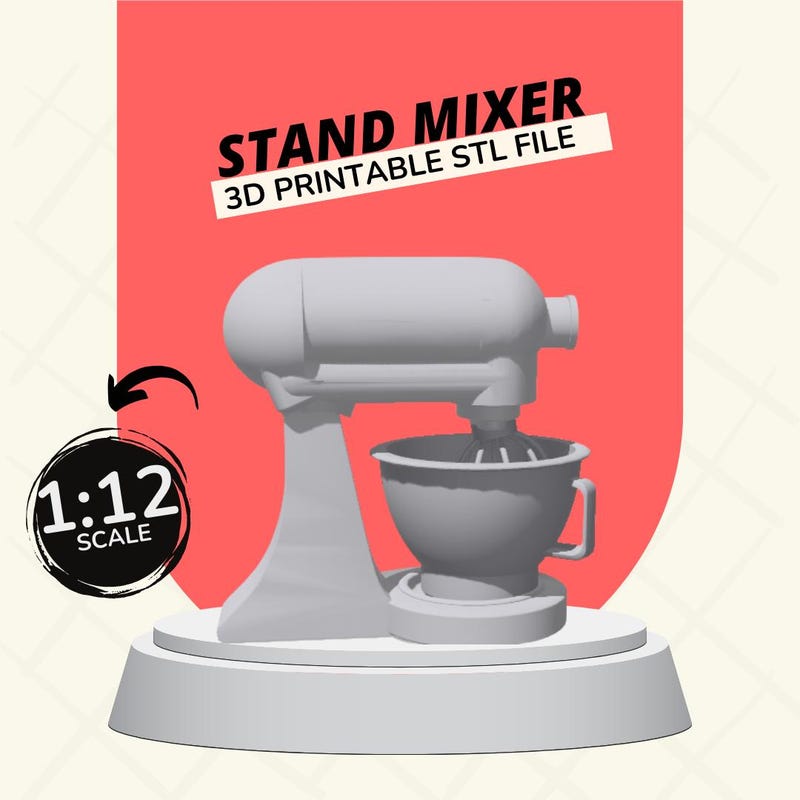 1/12 Scale Mixer - Etsy UK