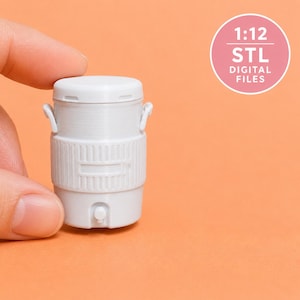 Outdoor Drinks Cooler/Dispenser 1:12 Scale Dollhouse Furniture,  Decorations and Accessories 3D PRINTABLE STL FILES