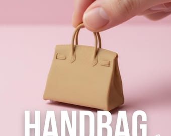 Bolso a escala 1:12, muebles, decoraciones y accesorios para casas de muñecas, archivos STL imprimibles en 3D