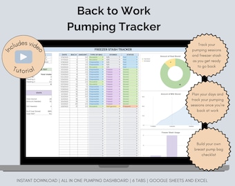 Back to Work Pumping Tracker