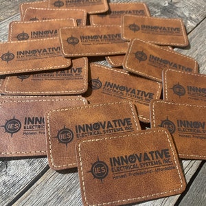 Bulk Order Custom Iron On Patches for Business Logo patches DIY iron on patch faux leather patch Leather Patch Laser Patch Hat Bar Patches