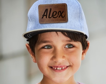 Custom Faux Leather Name Patch: DIY Iron-On for Hats, Backpacks