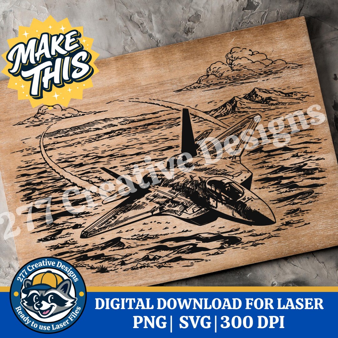 Jet File Fighter Jet SVG PNG Laser Cut File, Sublimation (digital Download) - Etsy
