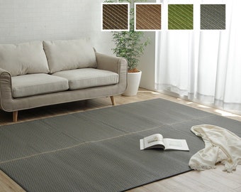 Tatamimatta 100 % japanskt vassgräs, Goza Igusa-matta, traditionell liggunderlag, enkelt naturmaterial, hantverksmässigt, tillverkad i Japan 2303