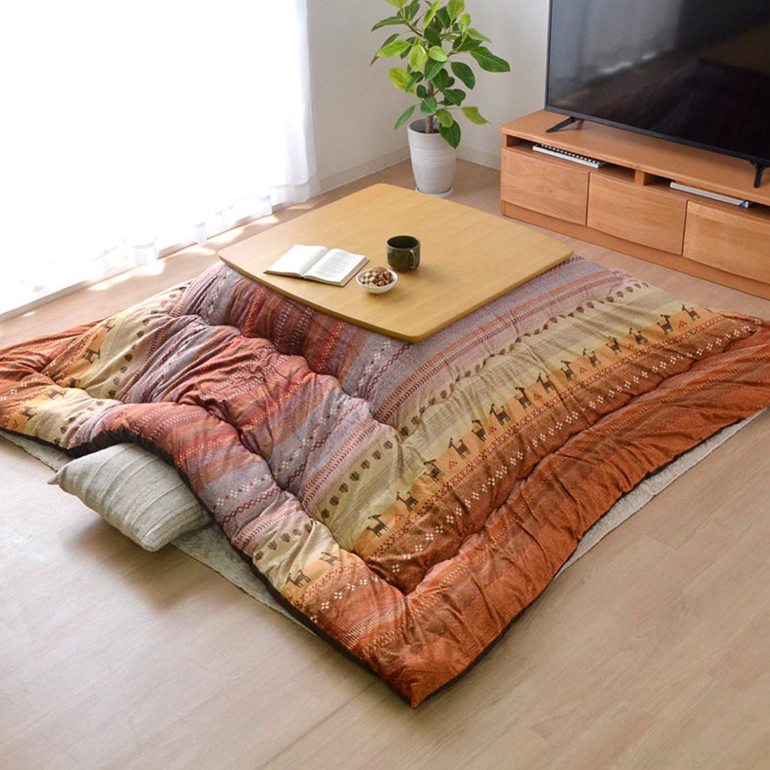 Kotatsu Futon Fluffy Premium Cotton Blanket Table Square Kotatsu Futon Fluffy Premium Cotton Blanket Table Square