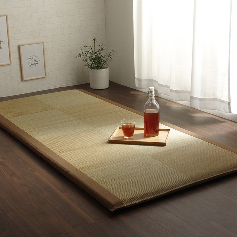 Tatami dutje mat, 100 Japans biezengras, 90200cm Fluffy Opvouwbare