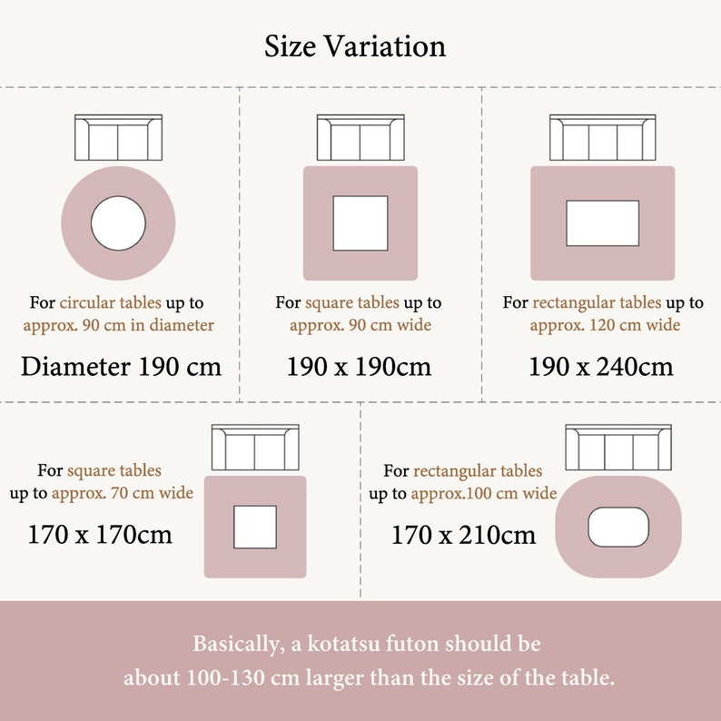 Kotatsu Futon Comforter Flannel Fluffy Washable Simple Blanket Table