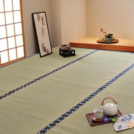 Tatami Mat 100% Japanese Rush Grass, Area Rug Goza Igusa
