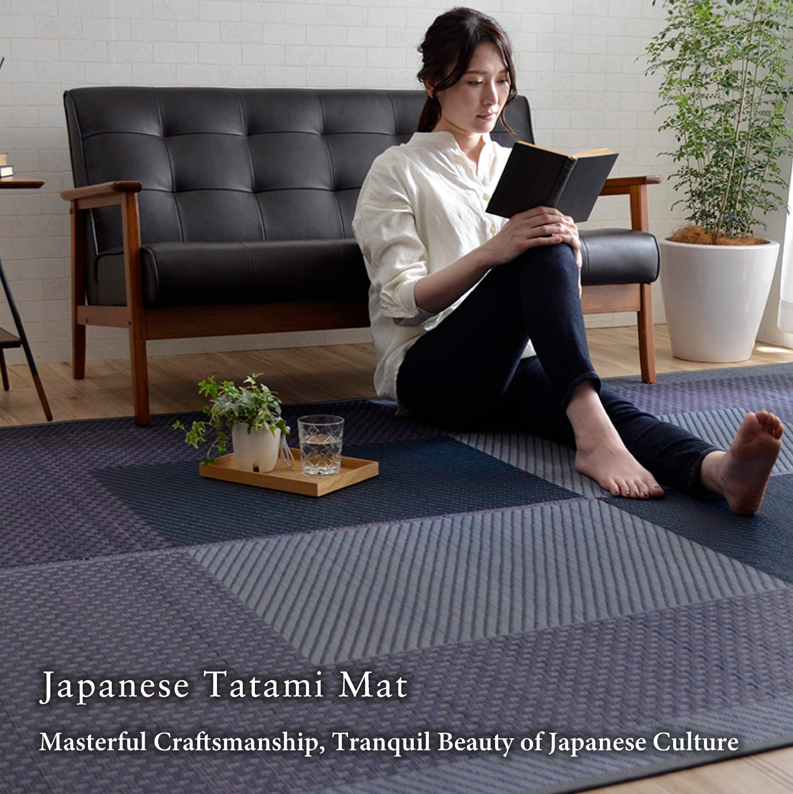 Tatami Mat Japanese Rush Grass, Area Rug Goza Igusa, Traditional