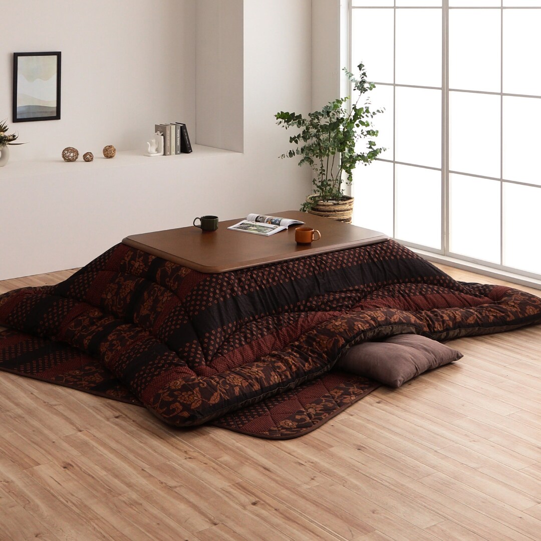 Kotatsu Futon Comforter Premium Cotton Flannel Fluffy Table Square
