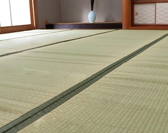 Stuoia tatami 100% erba giapponese, tappeto Goza Igusa, tappetino tradizionale per dormire, materiale naturale Yoga Zen, artigianale, prodotto in Giappone 1108