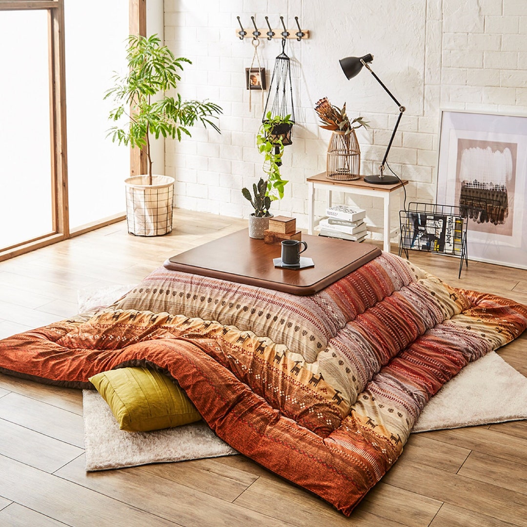 Kotatsu Futon Fluffy Premium Cotton Blanket Table Square Rectangle 