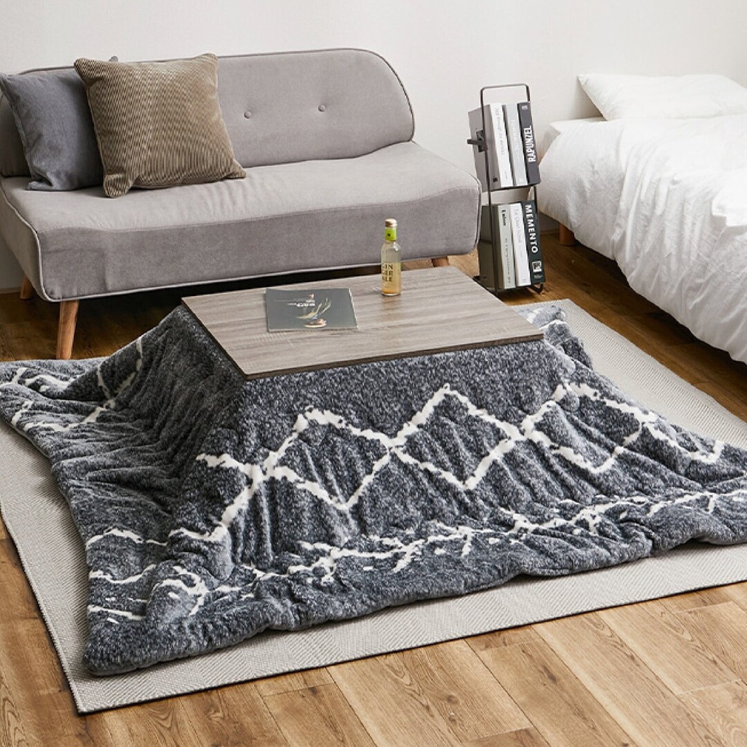 Kotatsu Futon Flannel Fluffy Blanket Table Square Rectangle Etsy