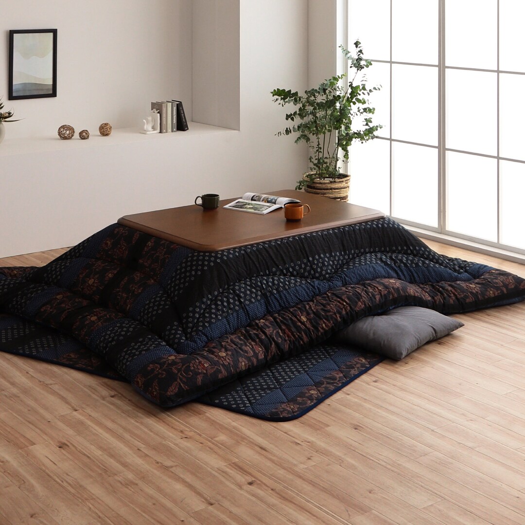 Kotatsu Futon Comforter Premium Cotton Flannel Fluffy Table Square