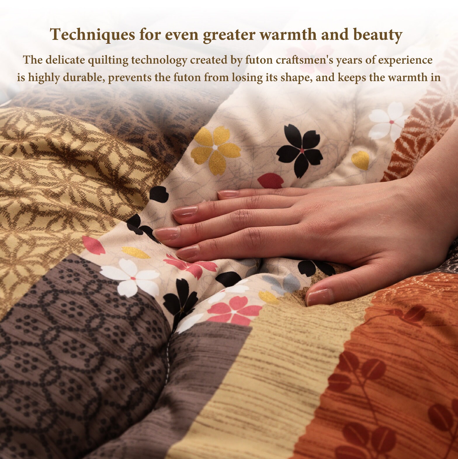 Kotatsu Futon Comforter Premium Cotton Flannel Fluffy Table Square