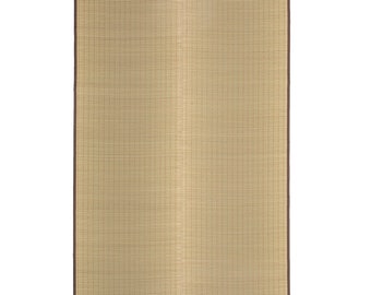 Tapis tatami, herbe de jonc 100 % japonaise, tapis de zone, Goza Igusa, traditionnel, matériau naturel de yoga zen, artisan tatami, fabriqué au Japon 2819