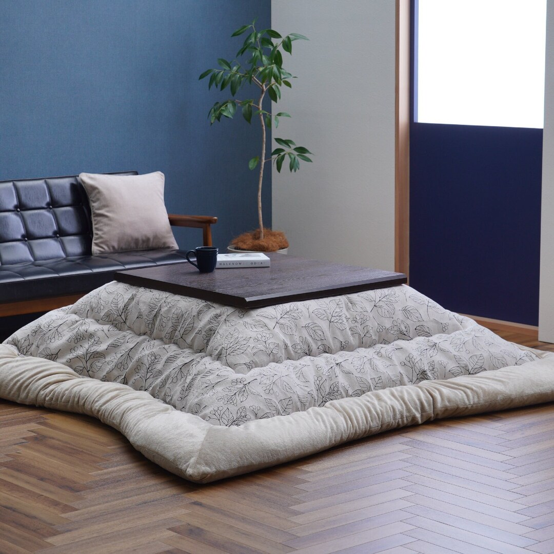 Kotatsu Futon Japanese Comforter Premium Cotton Flannel Fluffy Table