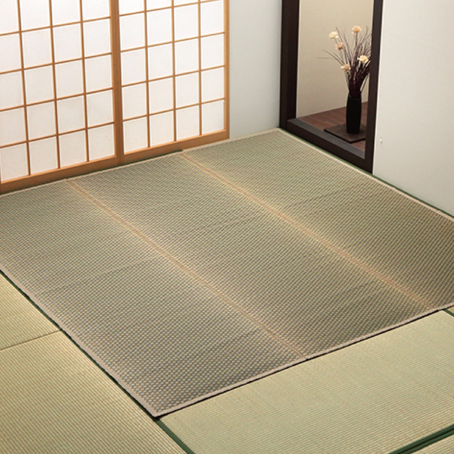 Tatami Mat 100% Japanese Rush Grass, Area Rug Goza Igusa