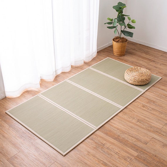 Tatami Mat 100% Japanese Rush Grass, 100×200cm Foldable Nap Tatami Mat 100% Japanese Rush Grass, 100×200cm Foldable Nap