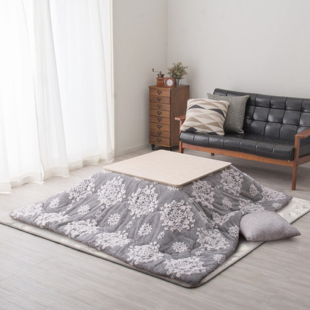 Kotatsu Futon Flannel Fluffy Blanket Table Square Rectangle Etsy