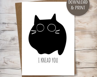 Funny Greeting Card w/ Envelope, printable template, instant download, JPEG format, 5x7”