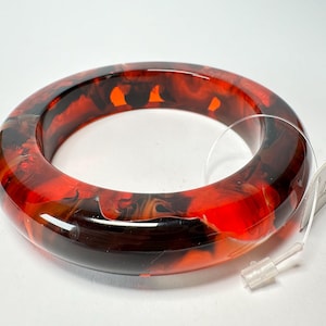 Jackie Brazil "Marble" Red Mix 1.7 Cm Bangle ( B1449 )