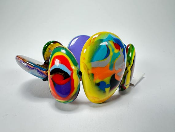 Sobral - Multi-Colour "Wassily" Elasticated Resin… - image 1