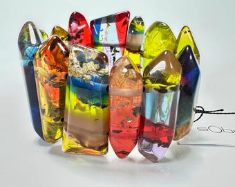Sobral - Sobralita &quot;Itaperica&quot; Elasticated Resin Bracelet ( 005377 )